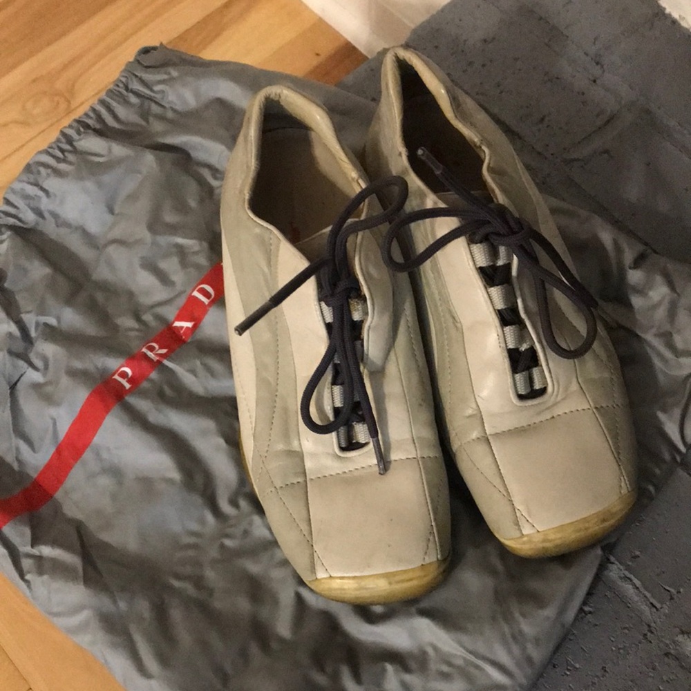 Prada Sport Grey Sneakers- Size 36.5